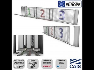 5m Telescopic Sliding Gate Installation Kit for Three Part Driveway - CAIS SHORTBACK THE 5.0