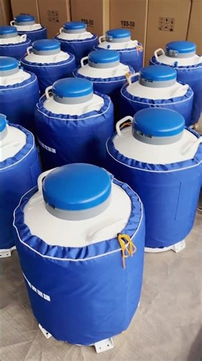 Our LN2 tank uses a double-wall vacuum structure.