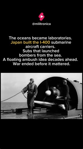 Japan Built Submarine Aircraft Carriers. Decades Ahead—But Too Late | I-400 #shorts