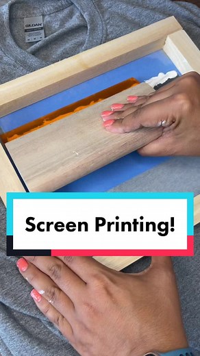 Screen Printing Tutorial in 60 Seconds