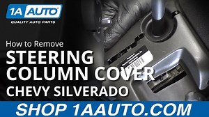 How to Remove Steering Column Cover 2007-13 Chevy Silverado