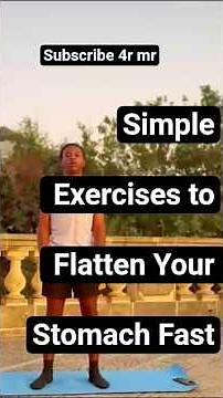 Workout 🔥 Simple Exercises to Flatten Your Stomach Fast#shorts