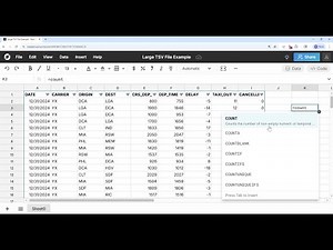 How to open a large TSV file in a big spreadsheet