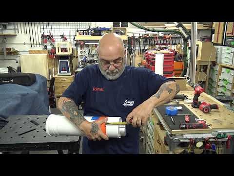 The correct way to cut Rinnai Ubbink concentric vent pipe