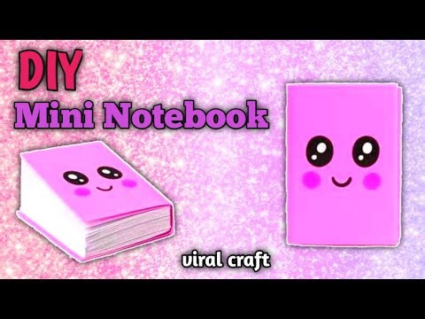 DIY Mini Notebook from one paper | Back to school craft ✨ | Diy crafts | Easy paper craft