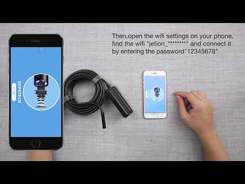 DEPSTECH WiFi Endoscope Operation Steps