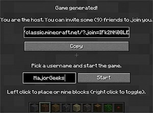 How to Play Minecraft Classic For Free - MajorGeeks