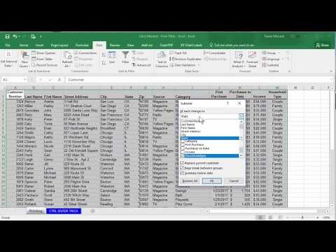 Page Breaks - Print Titles - repeat header row in Excel by Chris Menard