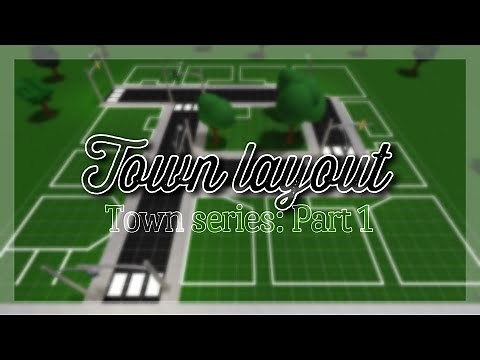 | Town Series: Town Layout Part 1 | no-gamepasses | Bloxburg |