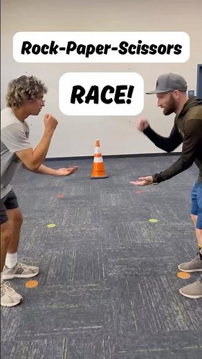Play Rock Paper Scissors Race! #physicaleducation #rockpaperscissors