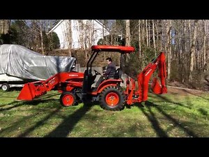2013 Kubota B26 TLB Tractor Loader Backhoe 3 Cyl Diesel HST 4x4