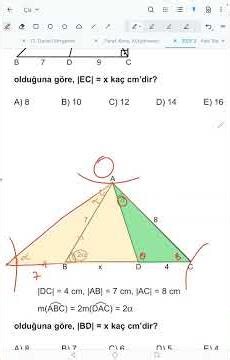 triangle similarity question and solution