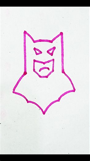 how to draw batmen ⚔⚔ #shorts #viral #drawing