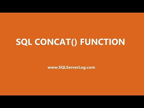 SQL CONCAT() Function