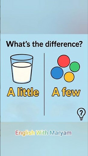 A Little vs. A Few: A Simple Explanation