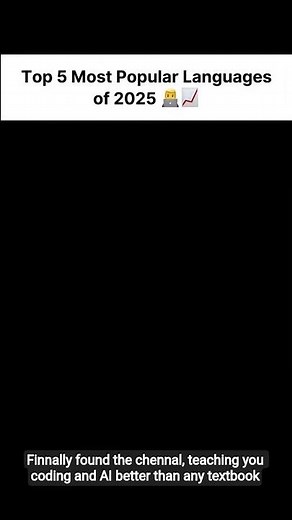 Top 5 Most Popular Programming Language in World #programming #programminglanguages #developer