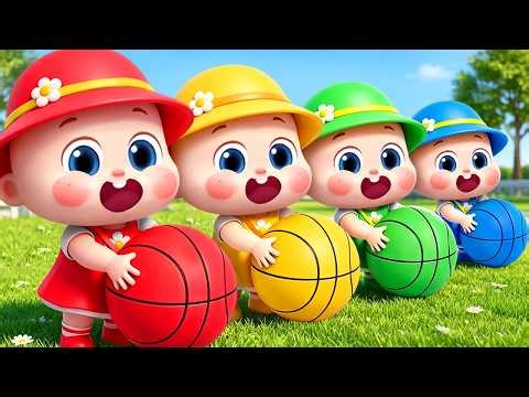 Little Baby Plays with Colorful Balls | Good Habits for Babies | Nursery Rhyme & Kids Song | BabyBus