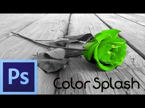 Photoshop CS6 Tutorial: Color Splash Effect (For Beginners)