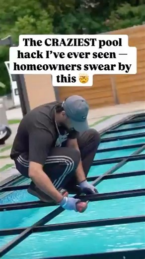 Every Homeowner Needs This POOL HACK… game changer 😳💧