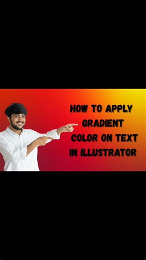 how to apply gradient color on text | sidra graphics|