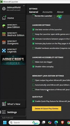 How to play older versions of minecraft | #minecraft #minecraftalpha #minecraftbeta #minecraftold