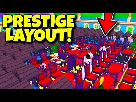 The PRESTIGE END GAME Layout You NEED To Use! My Restaurant Roblox