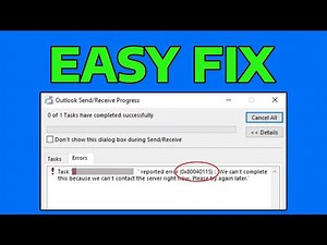 How To Fix Microsoft Outlook Error 0x80040115
