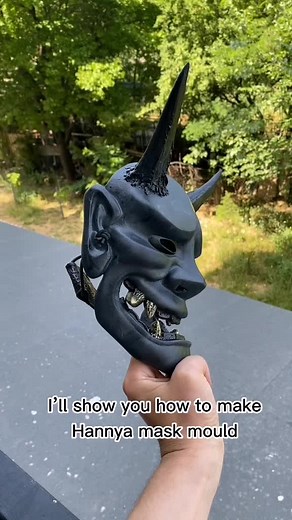 Hannya Mask Casting: Complete Handmade Process