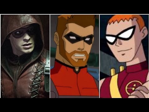 "Red Arrow/Arsenal/Speedy" Evolution in Cartoons and Movies and Shows. (DC Comics)