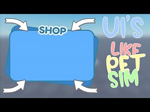 How To Make UI's LIKE Pet Simulator X... ( Roblox Studio )