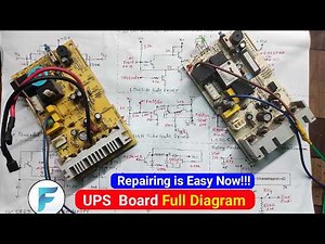 Computer UPS Full Circuit Diagram: Literally A Clever Circuit.!!!