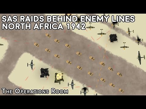 The SAS Behind Enemy Lines in North Africa, 1942 - Animated