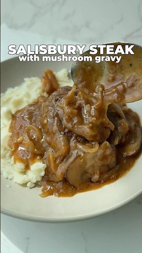 The best Salisbury steak #recipe