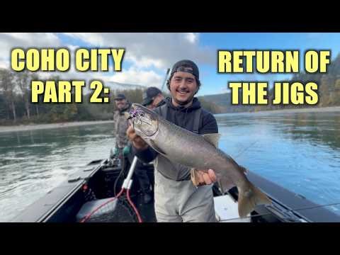 COHO CITY PART 2! Jigs, spoons and Bobber doggin
