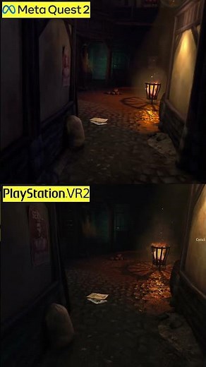 Thief VR Meta Quest 2 vs PlayStation VR2 (PSVR2) Graphics Comparison