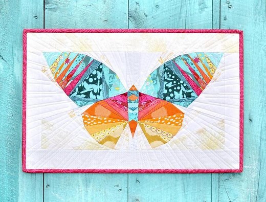 Butterfly Paper Piecing Pattern - Sewing With Scraps