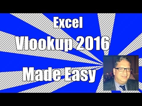 Excel 2016 Vlookup function - Tutorial for beginners - how to use vlookup in microsoft excel 2016