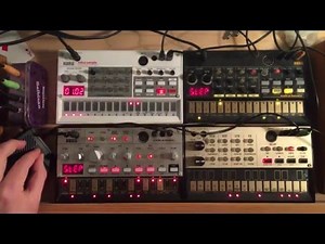 KORG Volca sample, bass, beats, keys: TECHNO #3
