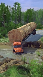 3.5M views · 4.9K reactions | A Logging Truck Passes Through A Very Deep Landslide !!! MudRunner #mudrunner #gamingworld | Gaming World | Facebook