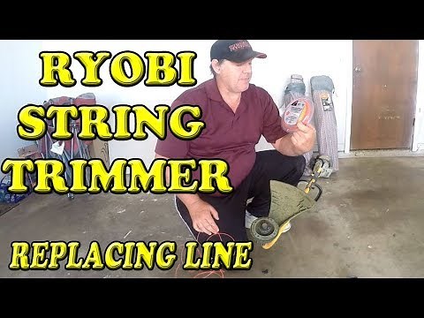 Ryobi String Trimmer How to Change the String