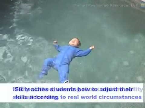 Watch this baby's Survival Swim Skills! Awesome!