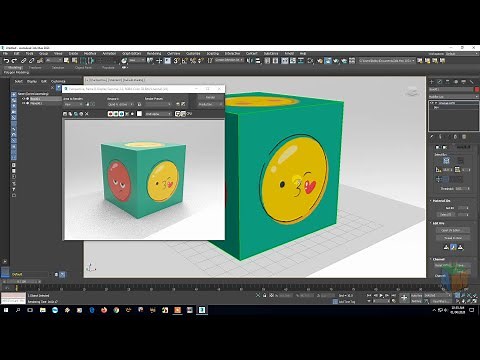 3Ds Max 2021 - How to apply texture/skin - Tutorial