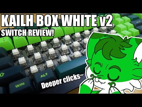 Kailh BOX White v2 - "BLACK INKS" of CLICKY SWITCHES?! (Clicky gang reviews)