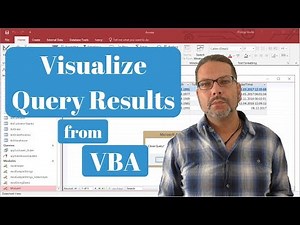 Access - Visualize Query Results from VBA