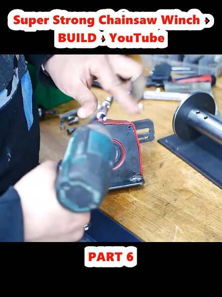 Building a Super Strong Chainsaw Winch