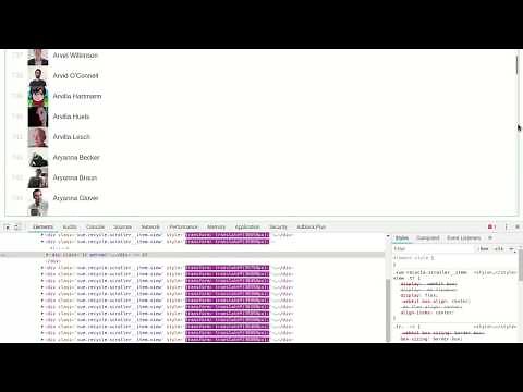 Vue RecycleScroller and DynamicScroller