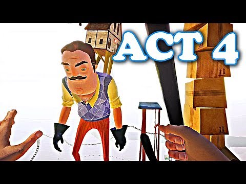 HELLO NEIGHBOR - Act 4 Finale Walkthrough & Ending