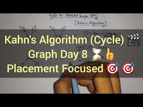 Cycle Detection in Directed Graph 🔥 | BFS (Kahn’s Algorithm) Explained | Graph Series