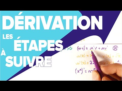 Dérivée d'une Fonction - Étapes à Suivre - Mathrix