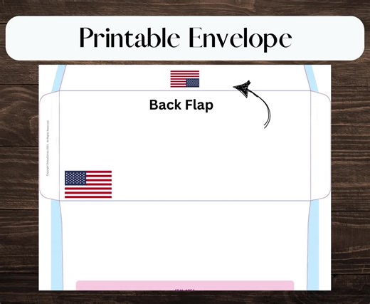 USA Flag PRINTABLE Stationery Writing Paper Stationary Letter Note Paper Writing Paper American Flag US Flag Old Glory Patriotic - Etsy